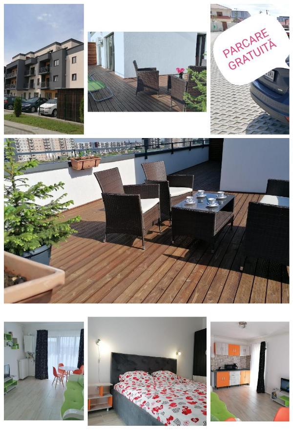 Ama Apartament Cu Terasa 50 Mp & Parcare 布拉索夫 外观 照片